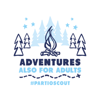 Adventures also for adults badge by Guides and Scouts of Finland